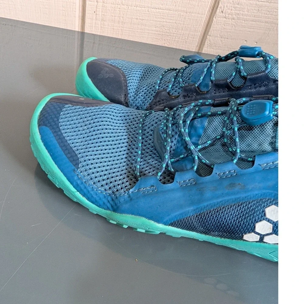 Vivobarefoot Primus Swimrun FG Blue Teal Minimalist Running Shoes Womens 38